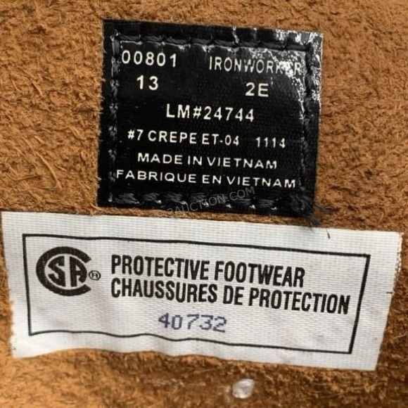 JB Goodhue Steel Toe Work Safety Boots LIKE NEW UNWORN - Men’s Size 13 - Picture 8 of 8